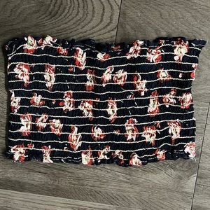 NWOT Furst of a Kind Floral Tube Top